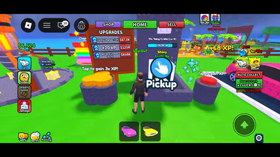 Dream Car Collection Crates: Codes and Roll Tips gameplay screenshot